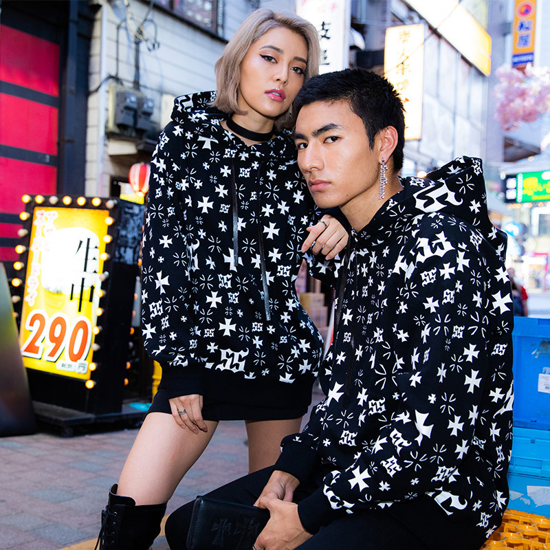 SoulSense trendy brand ins hip-hop hooded couple loose spring thin section men's and women's same style sweater - Taobao