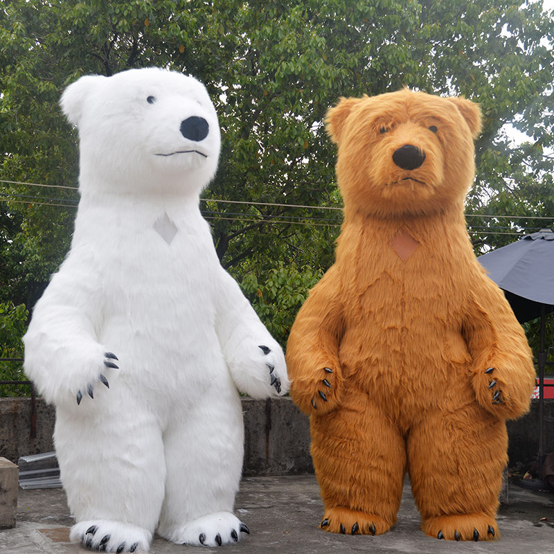 Inflatable polar bear doll costume giant panda net red trembles with large-scale event cartoon opening performance walking