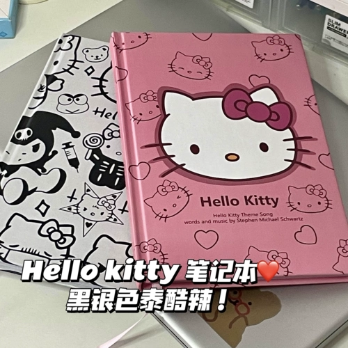 Hello Kitty, милый лайнер, высококачественный обучающий ноутбук для школьников, блокнот, увеличенная толщина