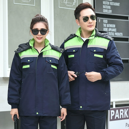 Зимняя износостойкая светоотражающая куртка для работы, увеличенная толщина, делается под заказ