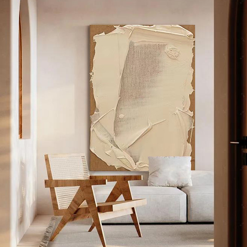 YZS original pure handmade oil painting warm color stereo creaty painting Silent Wind Living Room Big Decoration Painting Nordic Hanging Paintings