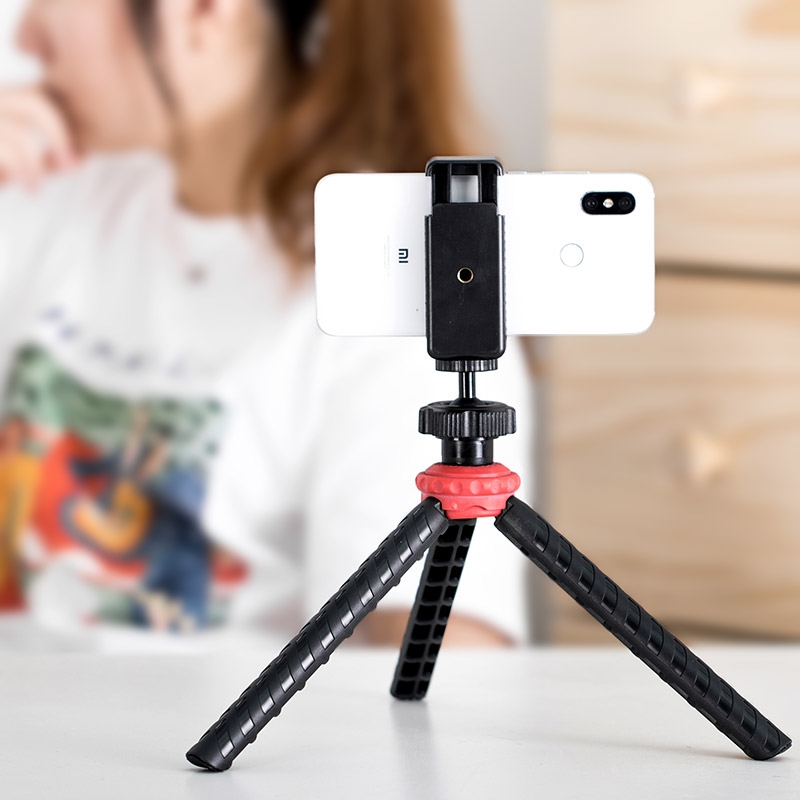 Mobile phone camera desktop bracket clip tripod Octopus portable vlog shooting equipment