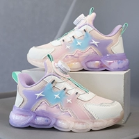 K071 Purple Fan Fan (двойная сеть) обувь кнопки