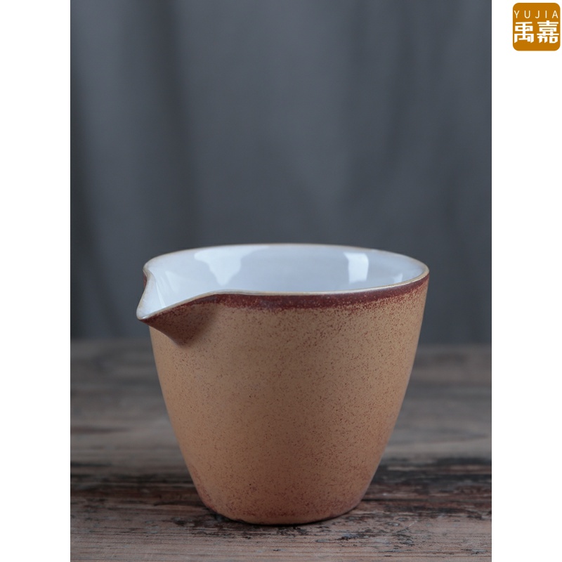 Copy the contracted cup upset kongfu tea sea points exchanger with the ceramics fair and all accessories household retro atmosphere