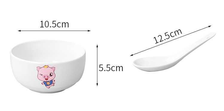 Blue and white porcelain bowls set ceramic bowl household set gifts bowl bowl chopsticks dishes tableware box of NJ