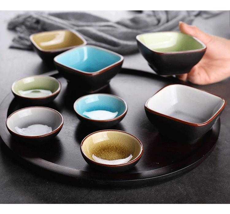 Japanese gen means dish home snacks flavor dish of ceramic tableware, flavor restaurant ipads plate small dishes