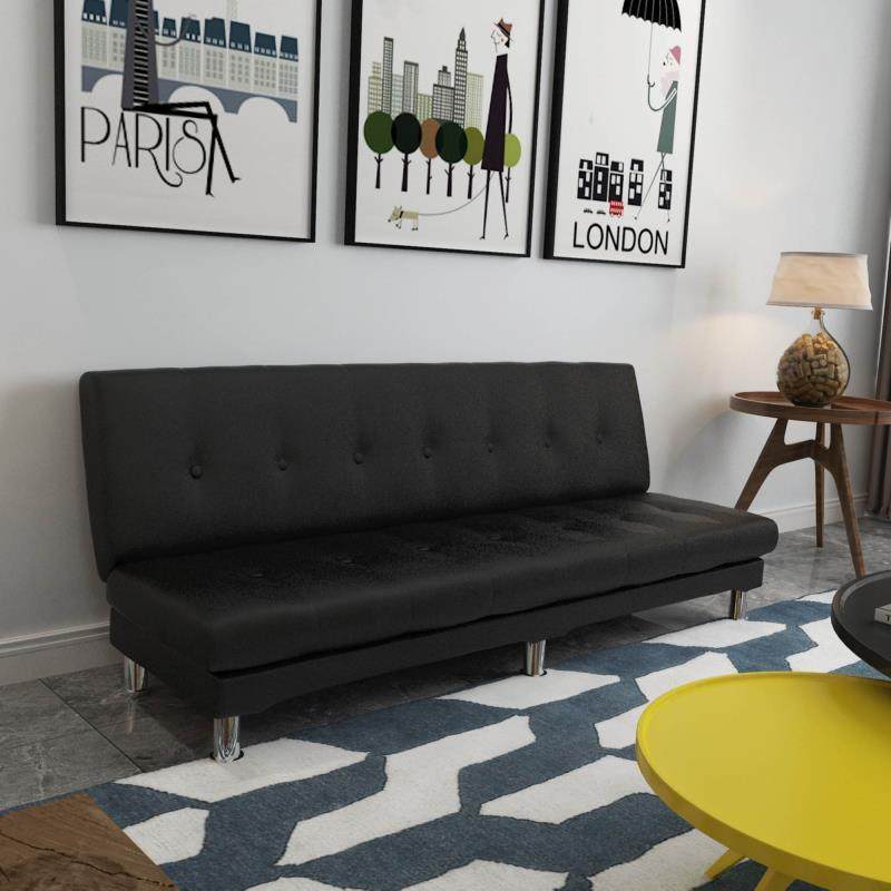 Sofa Small family type rental room sofa bed Dual-purpose folding double Easy small sofa fabric Lazy Sofa