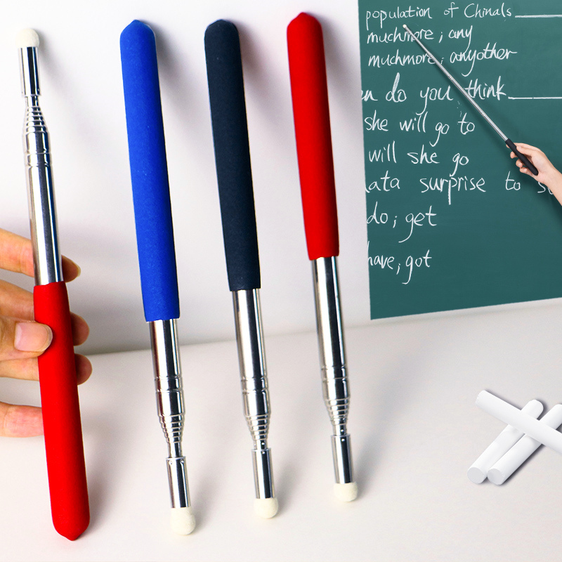 Telescopic Pointer, Tour Guide Flagpole, Teacher's Special Electronic Touch Screen Pen, Blackboard Pointer, Teaching Stick, Teaching Rod, Teaching Wand for Class, Teacher's Teaching Stick, Reading Pointer, Retractable Teaching Stick, Teaching Rod, Flagpole Stick