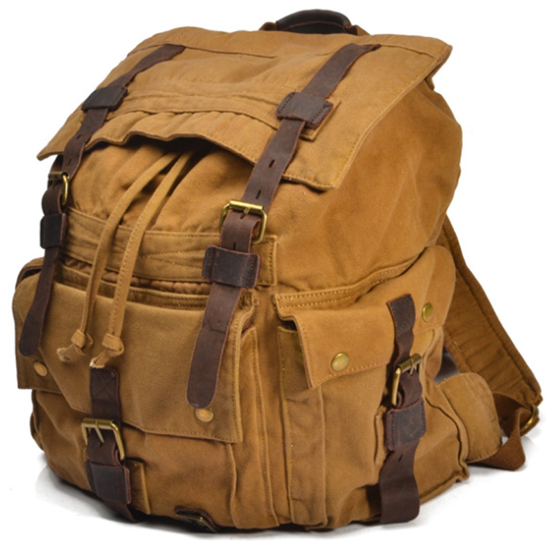 canvas military backpack