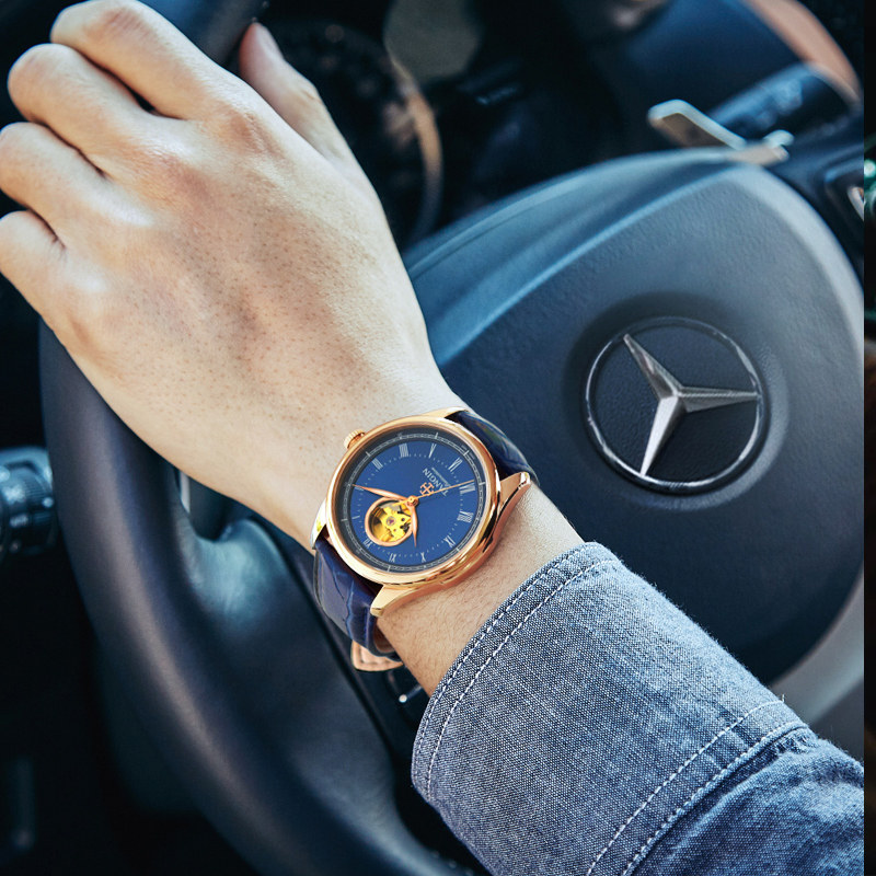 Swiss Tangin Sky Sky brand hollowed-out famous watches 7031 men's men's meter men's meter men 7031