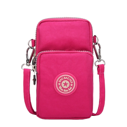 Mobile Phone Bag for Women, Crossbody Bag, 2026 New Korean Style, Neck-Hanging Phone Pouch, Fabric Bag, Mini Small Bag for Women