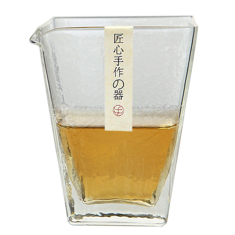 Web celebrity sifang hammer glass more Japanese fair keller heat) points of tea and a cup of tea sea kung fu tea set