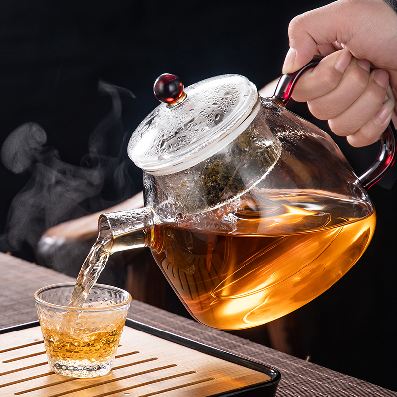 High temperature resistant glass steaming pot the boiled tea, the electric TaoLu burn boiled tea suit household cooking pot small furnace