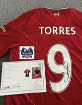 Torres autographed jersey Liverpool Fernando Torres autographed jersey Spain
