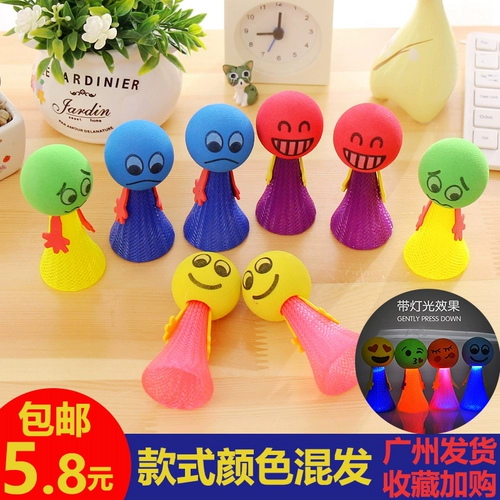 Большие минифигурки, игрушка, эластичная маленькая кукла для прыжков, антистресс