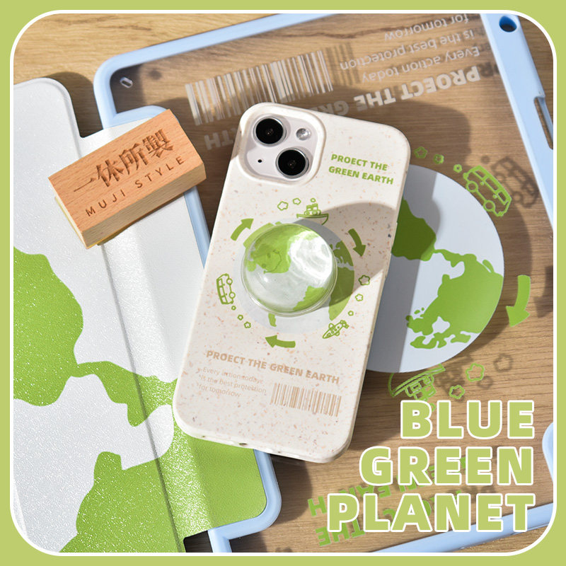 Green earth iphone13 mobile phone protective case pro apple max protective case 12 suitable for 11 new 14 soft shell plus