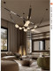 Jiumi Italian Minimalist Villa Marble Living Room Chandelier Nordic Designer Duplex Large Flat Floor Art Dining Room Lamp