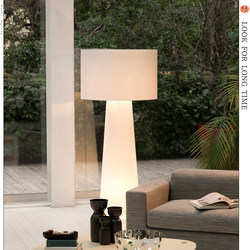 Nordic Big Shadow Floor Lamp, Vintage-Style Living Room Sofa Ambiance Floor Lamp, Villa Large Flat-Floor Decorative Lamp