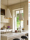 French-Style Vintage Conical Handmade Plaster Dining Room Pendant Light, American Retro Designer Model, Bar Island Led Light
