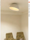 Spanish Vibia Duo Minimalist Bedroom Study Wood Grain Ceiling Lamp Creative Designer Living Room Art Lamp