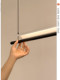 Spanish Antoni Arola Minimalist Arc-Shaped Restaurant Pendant Light Office Linear Strip Light Tea Room Art Light