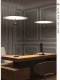 Italian Lumina Dot Minimalist Bar Restaurant Pendant Light Designer Style Living Room Ultra-Thin Plate Ufo Pendant Light