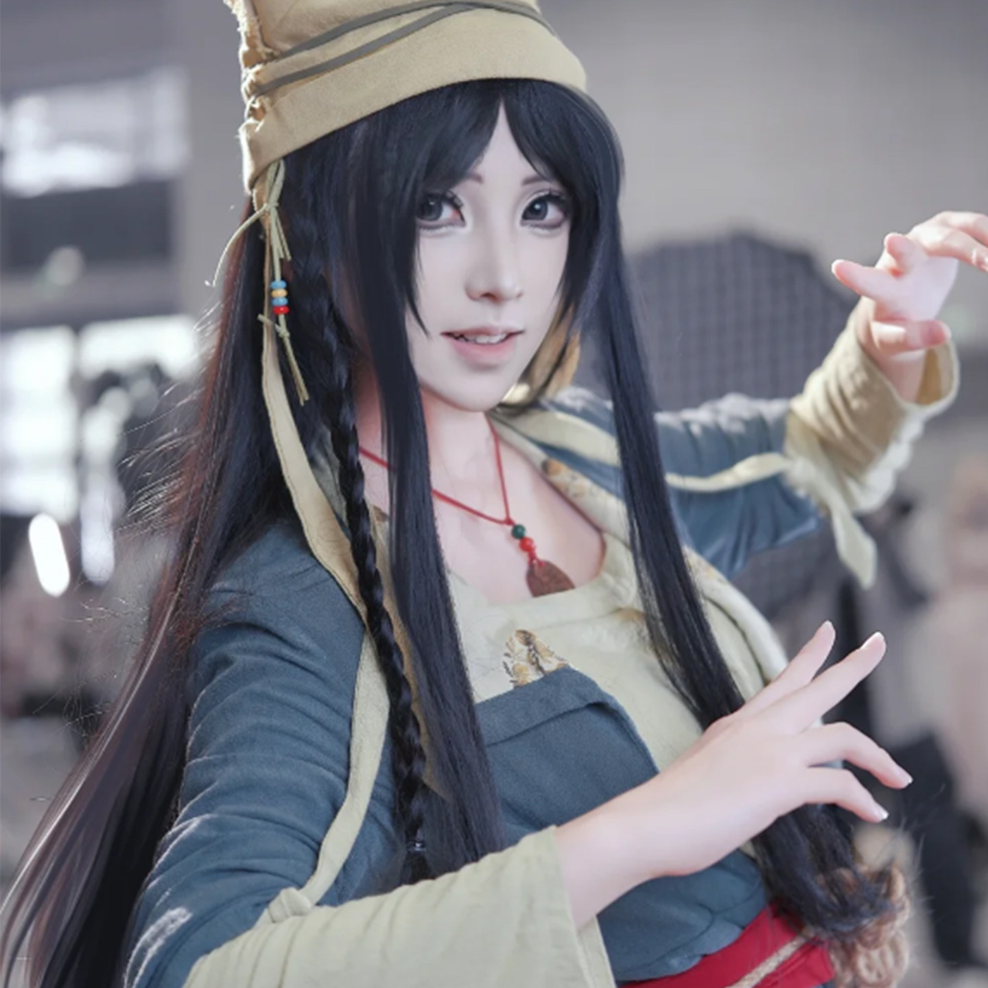 盈盈cos假发淡金色长刘海，解锁东阙公子的浪漫幻想_COSPLAY配件_淘宝游戏网