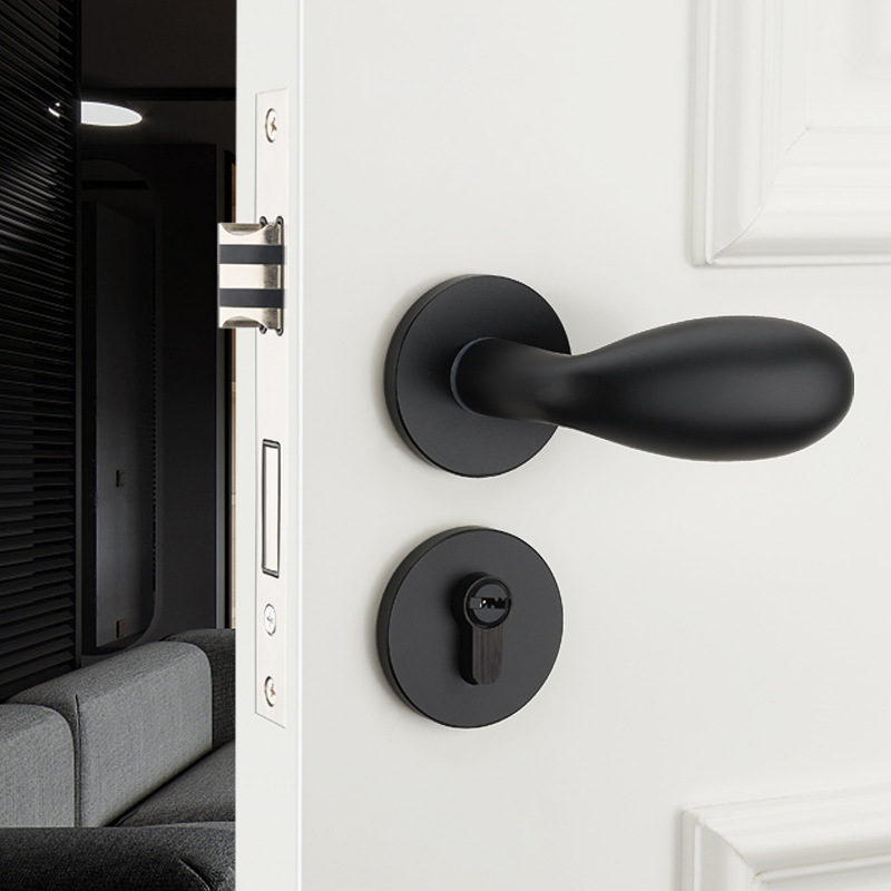 Egg egg door handle lock door lock indoor bedroom kindergarten children magnetic suction mute goose egg wooden door lock door lock