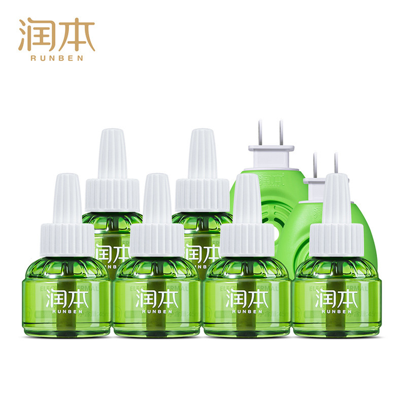 Runben baby electric heating mosquito repellent liquid pregnant women use mosquito repellent harmless usb plug-in timing household supplement universal