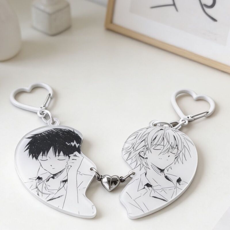 Self-Made Neon Genesis Evangelion Eva Nagisa Kaworu Shinji Keychain Cartoon Merchandise Backpack Acrylic Pendant