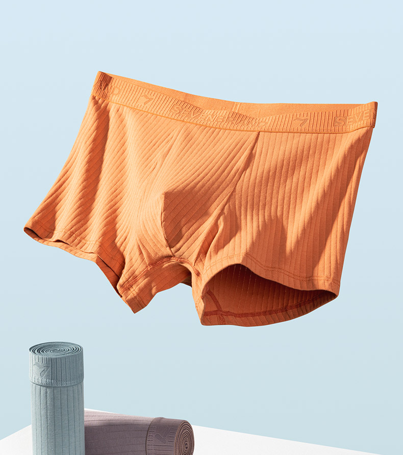 seven7 柒牌 60S新疆棉 5A抗菌 男式平角内裤 3条装 天猫优惠券折后¥49包邮(¥89-40)多组合色可选