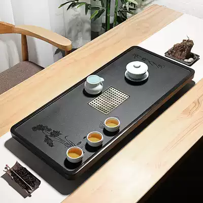 Rock Art natural Wujin Stone tea tray home Modern simple stone stone kung fu tea table Tea Sea drain tray