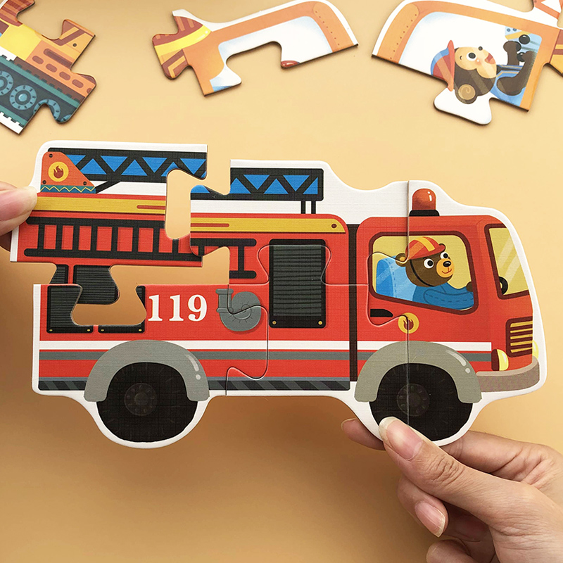 Children's large advanced puzzle 2 - 3 - 4 years old 1 baby intelligence tape boy and girl early education puzzle toy
