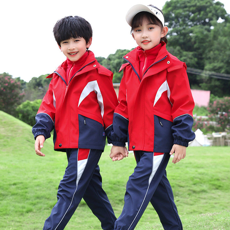 Kindergarten Garden Clothing Spring Autumn Winter Clothing Submachine Clothes Three Sets Children Class Children School Uniforms Outdoor Sports Suits