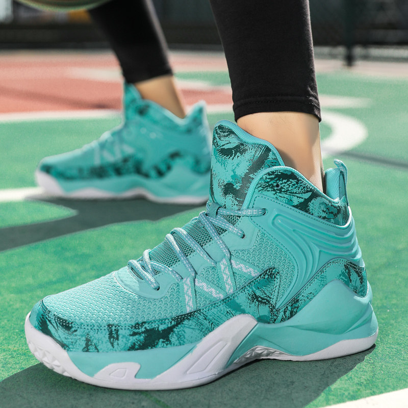 Men's shoes Summer new sports shoes men's wave shoes high cylinder shoes big primary and middle school students sneakers boys basketball sails men's shoes boys