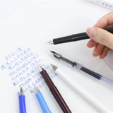 Schneider Schneider Germany Импортировал студентов со взрослыми персонажами, подпись подписи подпись офис, написание записи пера Ef Pen Tip, Pen BK406 Прозрачные цветные чернила мелкие 0,35 мм ручка