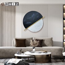 Creative metal wrought Wall porch three-dimensional abstract wall decoration American high-end villa living room bedroom dining room pendant