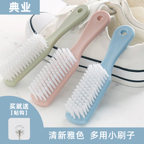 Soft wool shoe brush does not hurt shoes household shoe brush cleaning multifunctional long handle plastic creative cleaning shoe brush