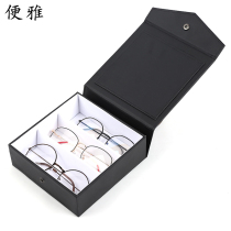 Banya 3 glasses storage box sun glasses sunglasses display box flip type portable glasses storage bag