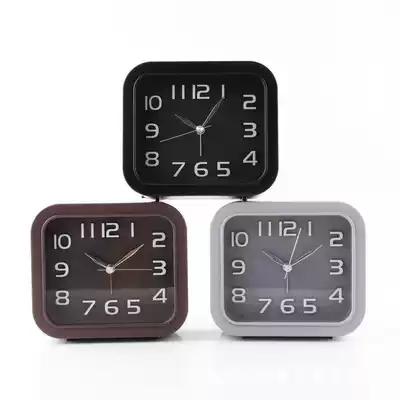 Simple fashion creative Square small alarm clock student Children's office home living room bedroom electronic clock