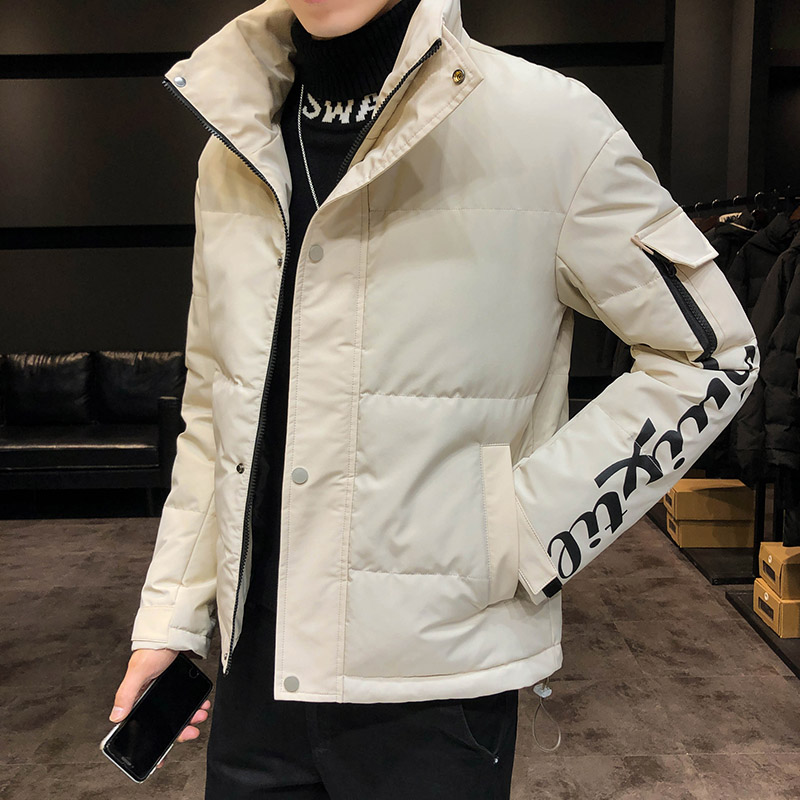 男士外套冬季韩版潮流工装潮牌棉衣羽绒棉服2019新款情侣短款棉袄