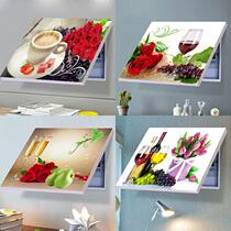 Electric meter box decorative painting Non-punching modern simple blocking distribution box dining room living room hanging painting power box switch box