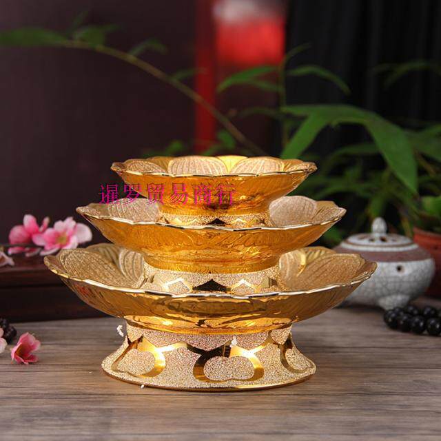 New boutique ceramic fruit plate Jinsha lotus plate 6 inch diameter 15 8CM