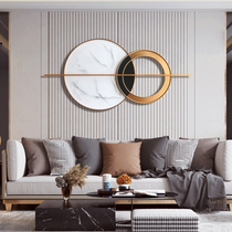 Modern light luxury living room sofa background wall decoration pendant Metal entrance wall hanging model room three-dimensional wall decoration