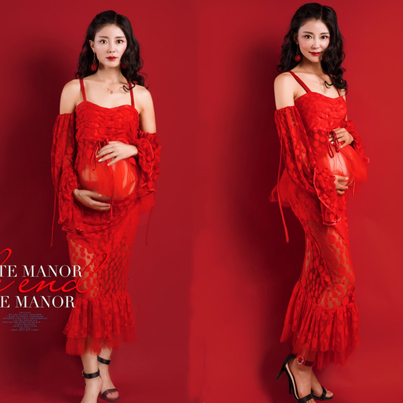Photo studio Pregnant mother photo photography photo lace photography clothing New pregnant clothing photography studio clothes