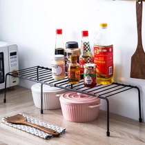 Shelf Retractable Kitchen supplies Large full seasoning containing shelf table-free shelf Provincial space multifunction
