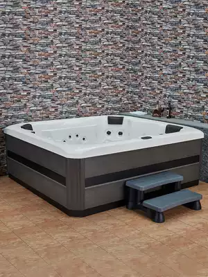 Home SPA hot spring bath pool adult surf Jacuzzi pool thermostatic heating rooftop garden pool bathtub
