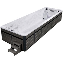 Outdoor villa courtyard surfing swimming pool Filter Household constant temperature heating massage Infinity swimming pool