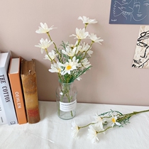 Little Daisy simulation flower wild chrysanthemum ins hipster bouquet set fake flower chamomile table ornaments photography props