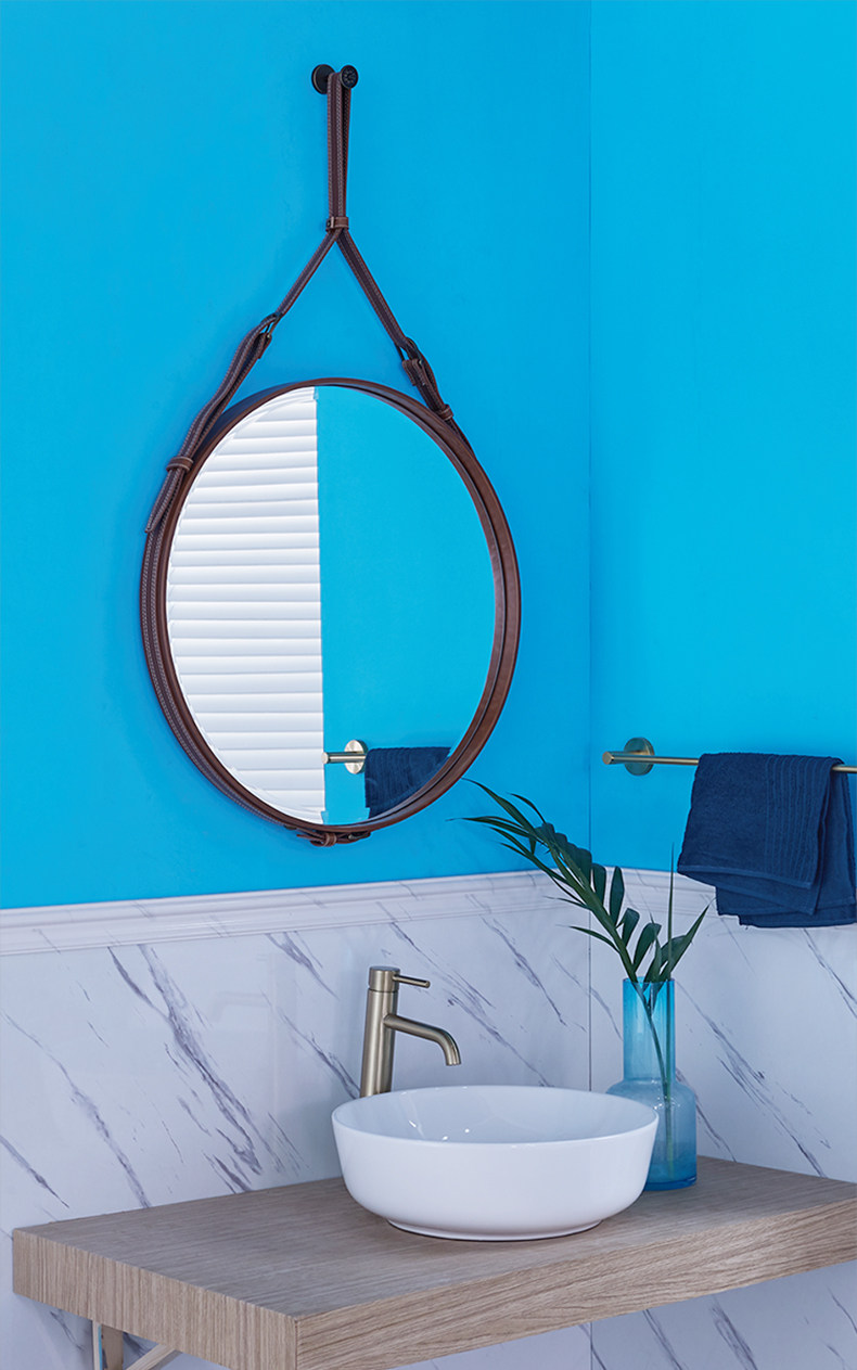 簡易 浴室壁掛け式 洗面台と鏡グループ 家庭用